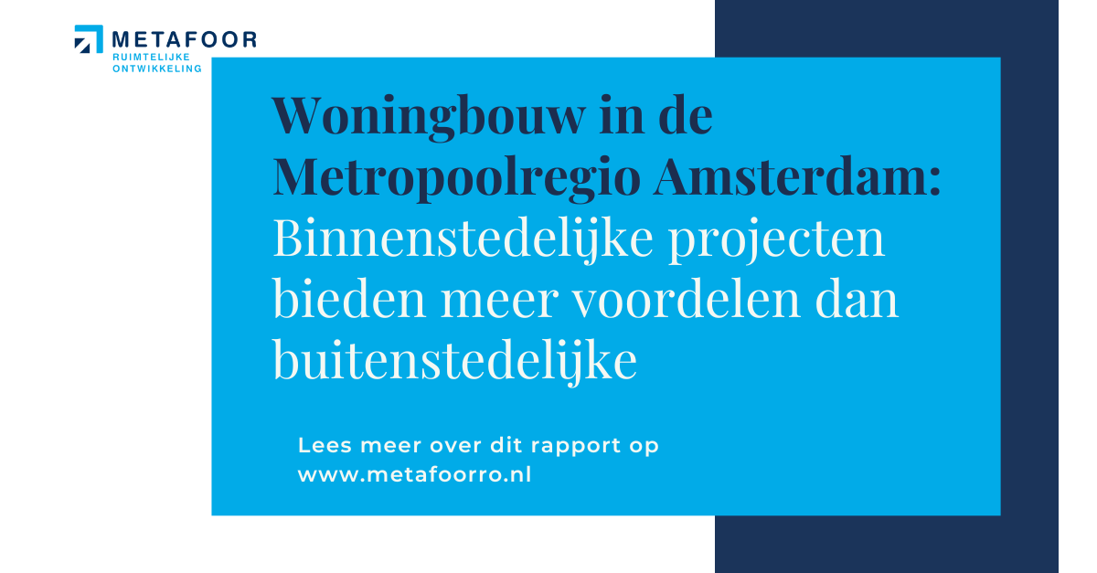 Woningbouw in de Metropoolregio Amsterdam