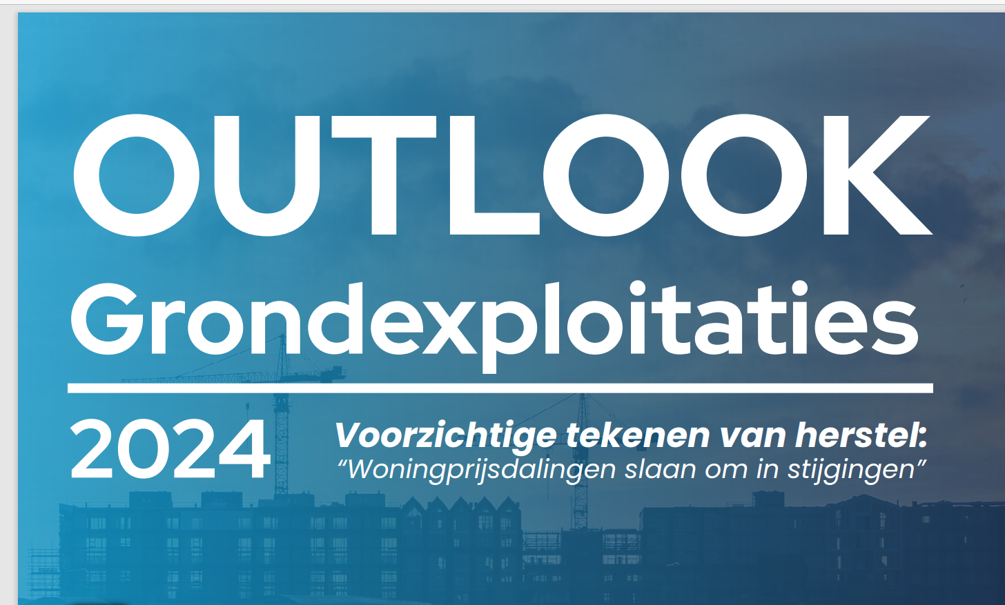 Outlook Grondexploitaties 2024